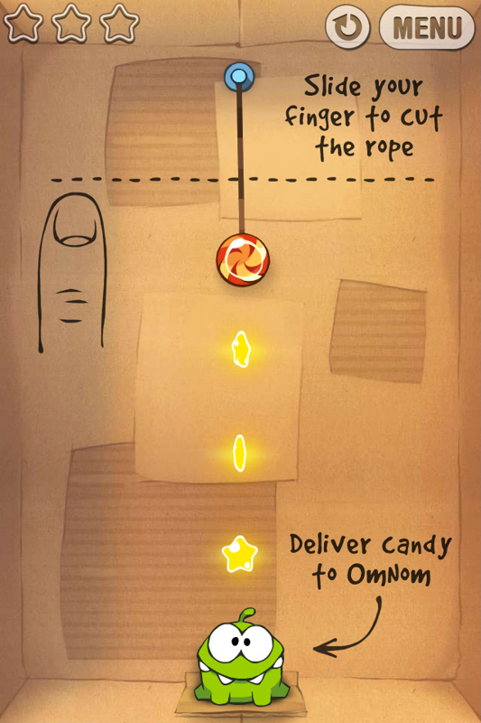 Cut the Rope screenshot 1